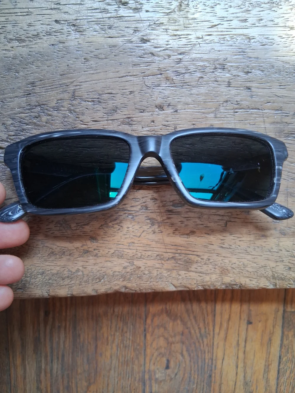 All Saints Chord Black Gray Sunglasses